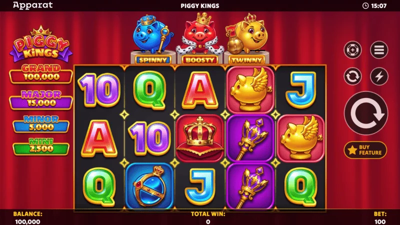 Piggy Kings – Hold and Spin käivitamine Boostyga